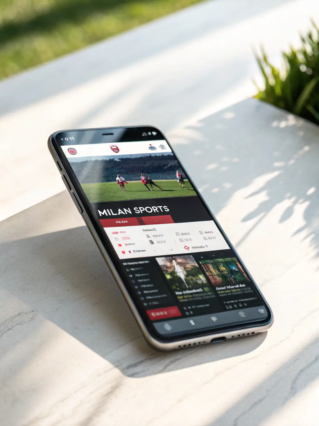 A screenshot of the Betnacional platform on a mobile device, showcasing its intuitive design and user-friendly navigation.