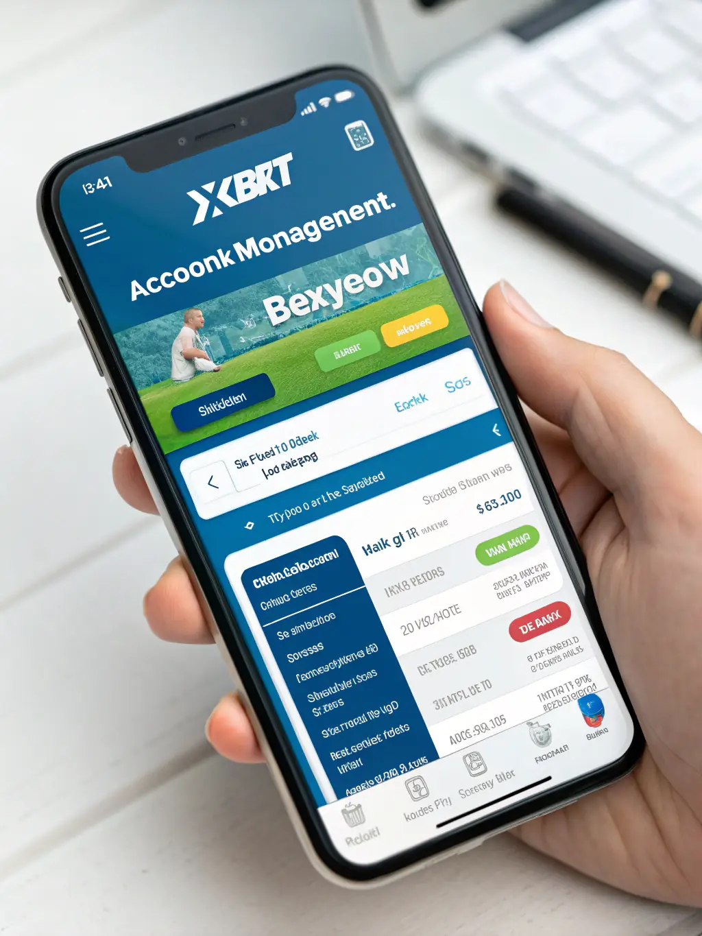 A close-up shot of the Betnacional platform interface, highlighting the R$ 1 deposit option with clear and concise text overlay.